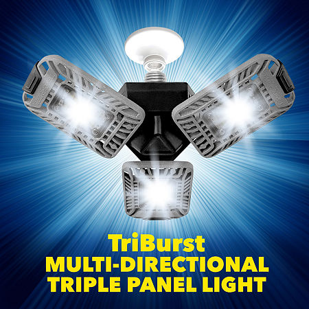 Bell+Howell Triburst Multi-Directional High Intensity Lighting For Indoor And Outdoor, One Size, White