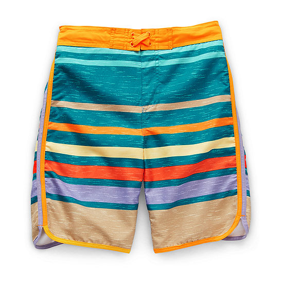 Thereabouts Little & Big Boys Striped Board Shorts