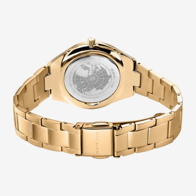 Bering Womens Rose Goldtone Stainless Steel Bracelet Watch 17231-734