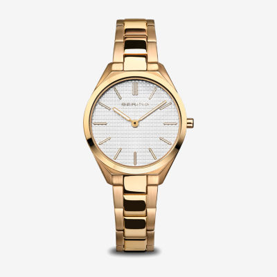 Bering Womens Rose Goldtone Stainless Steel Bracelet Watch 17231-734