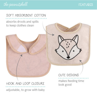 The Peanutshell Girls 18-pc. Lightweight Bib