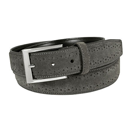 Florsheim Lucky 344mm Mens Belt, 34, Gray