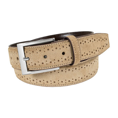 Florsheim Lucky 344mm Mens Belt, 32, Beige