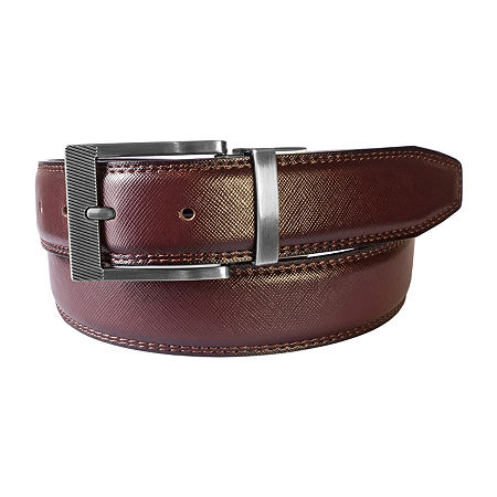 Florsheim Perrion Mens Reversible Belt, 38, Red