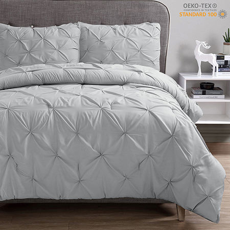 Swift Home Embellished Comforter Set, One Size, Silver