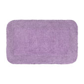 24x40 Serendipity Solid Shaggy Washable Nylon Bath Rug Taupe