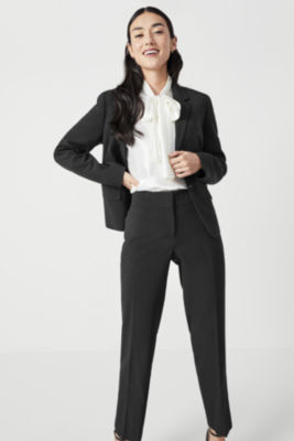 Black Label by Evan-Picone Womens Classic Fit Suit Jacket