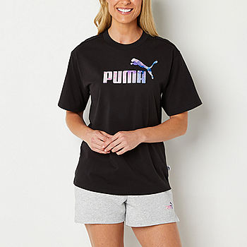 New! Puma Mommy & Me Womens Crew Neck Short Sleeve Graphic T-Shirt