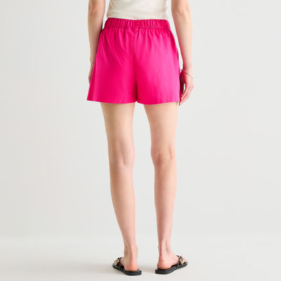 Worthington Womens Pull-On Short