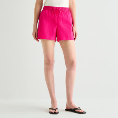 Worthington Womens Pull-On Short