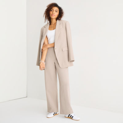 a.n.a Womens Wide Leg High Rise Trouser