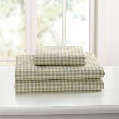 Laurel & Mayfair 250tc Gingham Print Sheet Set