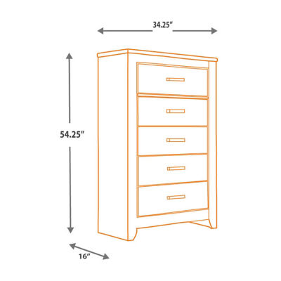 Signature Design by Ashley® Zelik 5-Drawer Chest