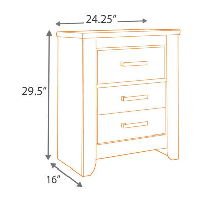 Signature Design by Ashley® Zelik Two-Drawer Nightstand