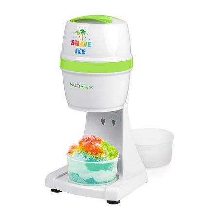 Nostalgia ESHVICE2HSI Electric Shave Ice & Snow Cone Maker, One Size, White