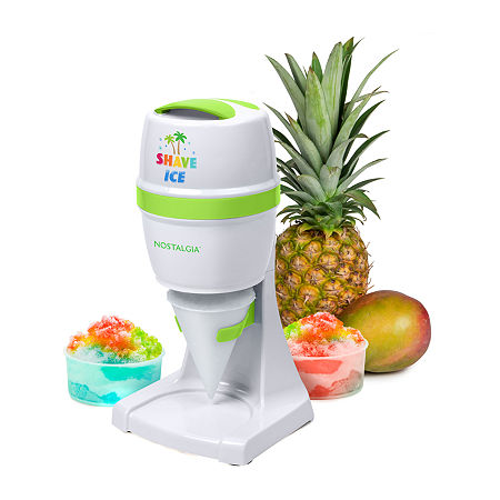 Nostalgia ESHVICE2HSI Electric Shave Ice & Snow Cone Maker, One Size, White