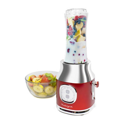Nostalgia CLRB3PCRR Classic Retro Blender CLRB3PCRR, Color: Red