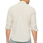 Mutual Weave Mens Regular Fit Long Sleeve Button-Down Shirt