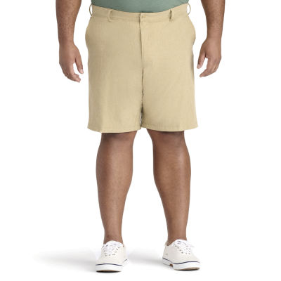 IZOD Beach To Bar Mens Big and Tall Stretch Fabric Moisture Wicking Hybrid Short