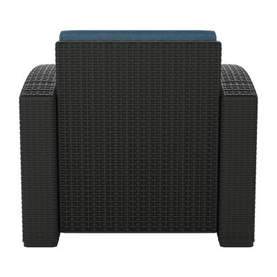 Patio Accent Chair with Cushions