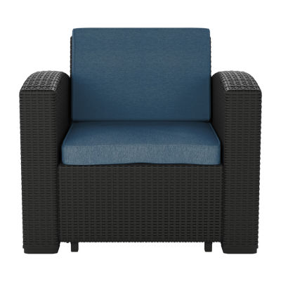 Patio Accent Chair with Cushions