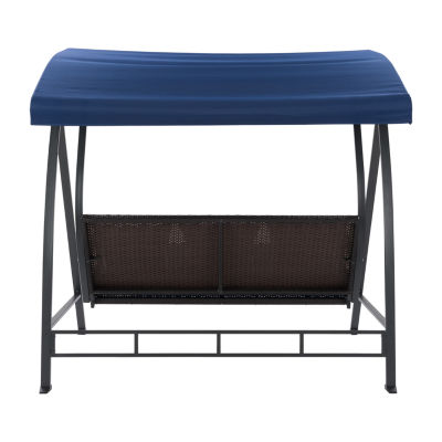 Patio Swing with Canopy and Cushions