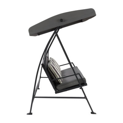 Patio Swing with Canopy and Cushions