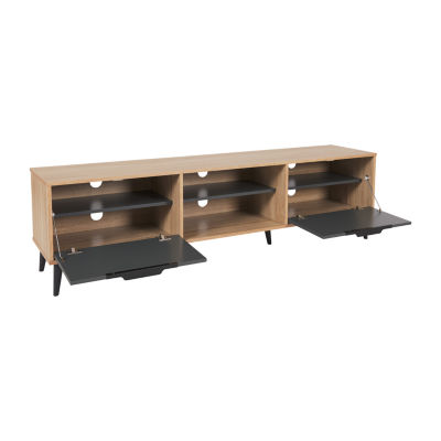 Wooden TV Stand With Storage