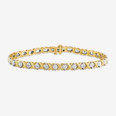5 CT. T.W. Lab Grown White Diamond 10K White Gold Tennis Bracelet