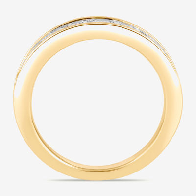 F / Si2) /2 CT. T.W. Lab Grown White Diamond 10K Gold Anniversary Band