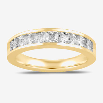 F / Si2) /2 CT. T.W. Lab Grown White Diamond 10K Gold Anniversary Band