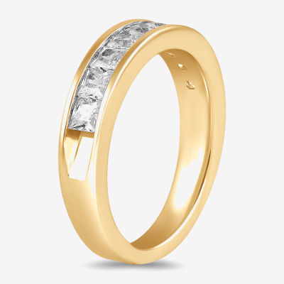 F / Si2) /2 CT. T.W. Lab Grown White Diamond 10K Gold Anniversary Band