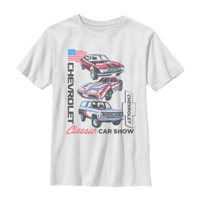 Little & Big Boys Chevrolet Crew Neck Short Sleeve Graphic T-Shirt