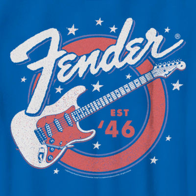 Fender Little & Big Kid Boys Crew Neck Short Sleeve Regular Fit Graphic T-Shirt