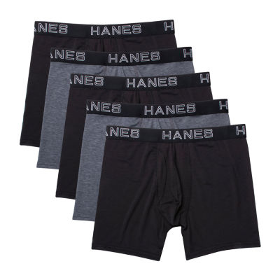 Hanes Ultimate Comfort Flex Fit Total Support Pouch Bonus Pack Mens 5 Boxer Briefs