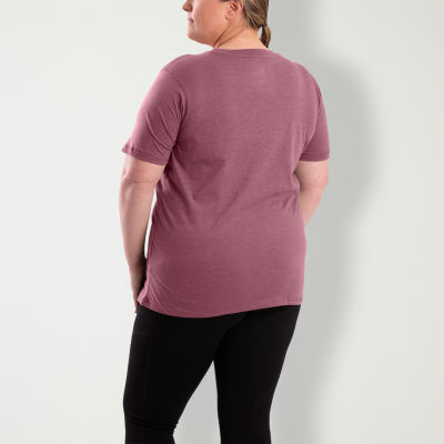 Berne Performance Womens Crew Neck Short Sleeve Plus T-Shirt