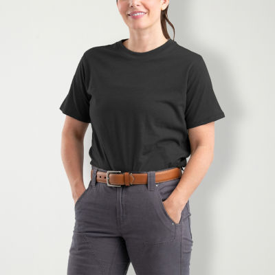 Berne Performance Womens Crew Neck Short Sleeve Plus T-Shirt