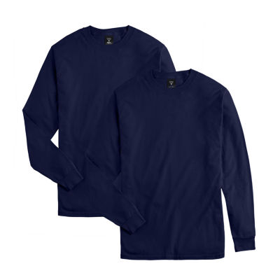 Hanes 2-Pack Heavyweight Unisex Adult 2-pc. Crew Neck Long Sleeve  