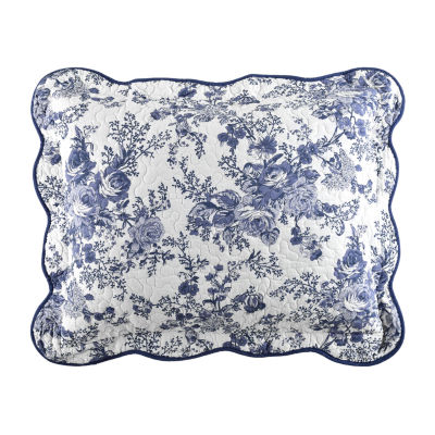 Laurel Manor Toile Garden Cotton Pillow Sham