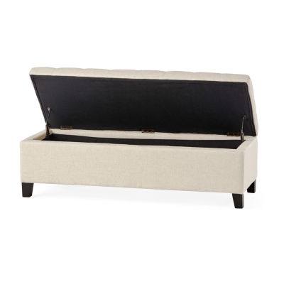 Mission Storage Ottoman