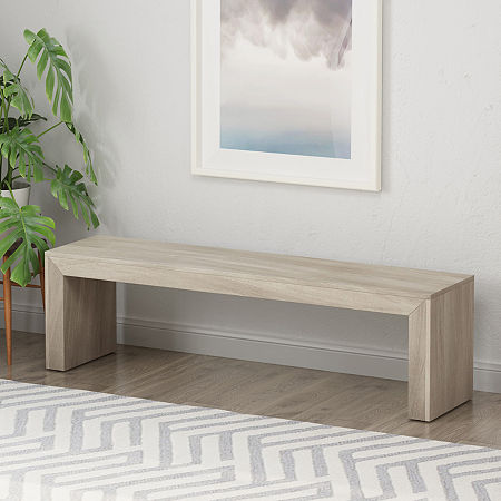 Pannell Bench, One Size, Gray