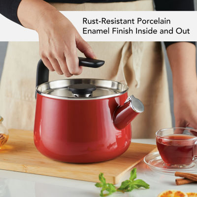 KitchenAid Enamel On Steel Whistling 2-qt. Tea Kettle