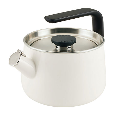 KitchenAid Enamel On Steel Whistling 2-qt. Tea Kettle, One Size, White