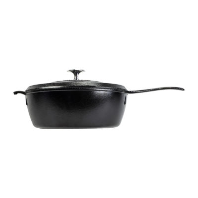 Lodge Cookware Blacklock Triple Seasoned Cast Iron 4-qt. Covered Skillet