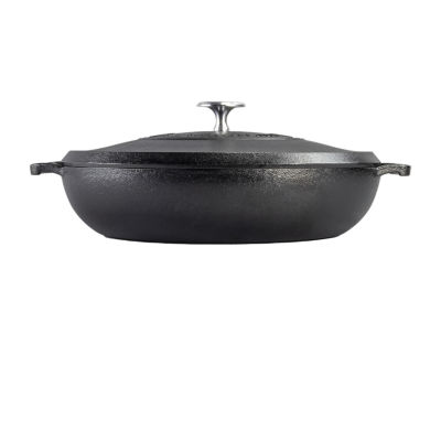 Lodge Cookware Cast Iron 4-qt. Covered Braising Pans