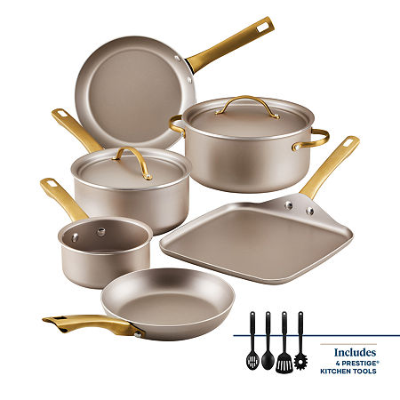 Farberware Radiant 12-pc. Non-Stick Cookware Set, One Size, Brown