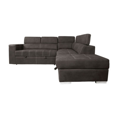 JCPenney Hazell 3-pc. Track-Arm Sleeper Sectional