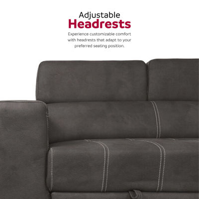 JCPenney Hazell 3-pc. Track-Arm Sleeper Sectional