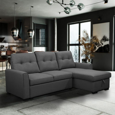 Irving 2-pc. Curved Slope-Arm Upholstered Sectional