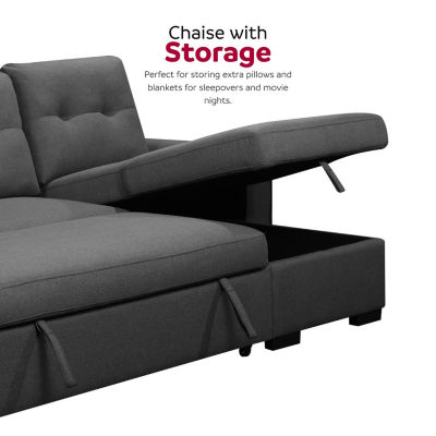 Irving 2-pc. Curved Slope-Arm Upholstered Sectional